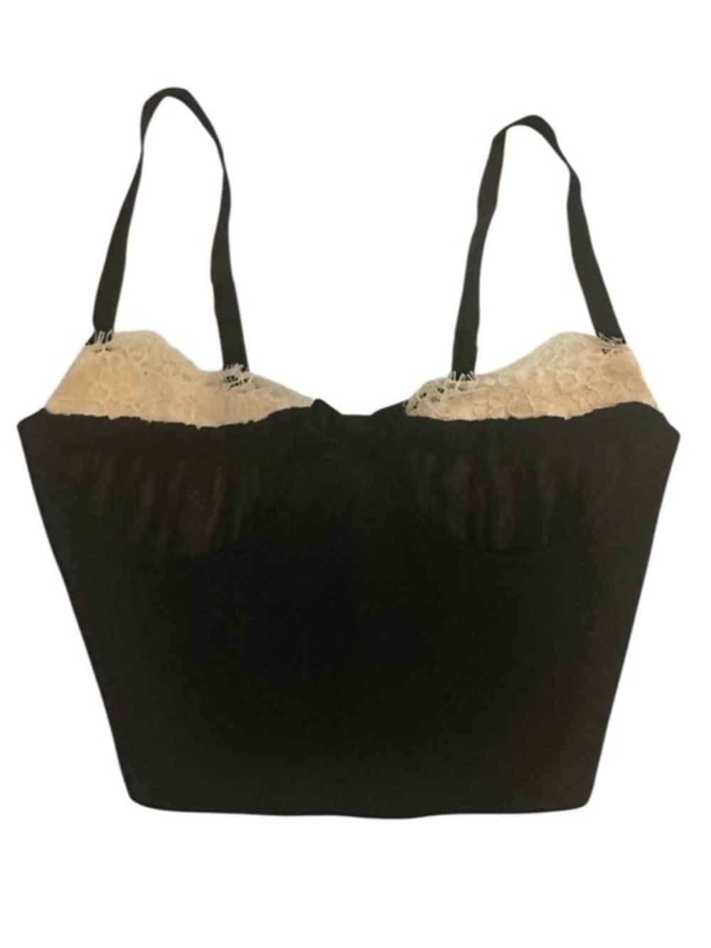 Rumored NWT Bardot Lace Up Corset Bustier Top Black Coquette/Balletcore Size XS - Picture 8 of 13